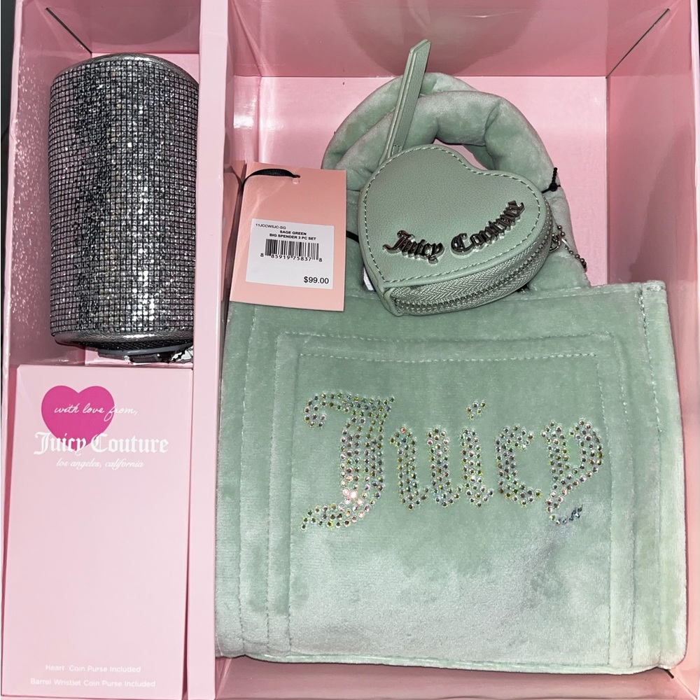 Juicy Couture 3 piece Accessory Box Gift Set